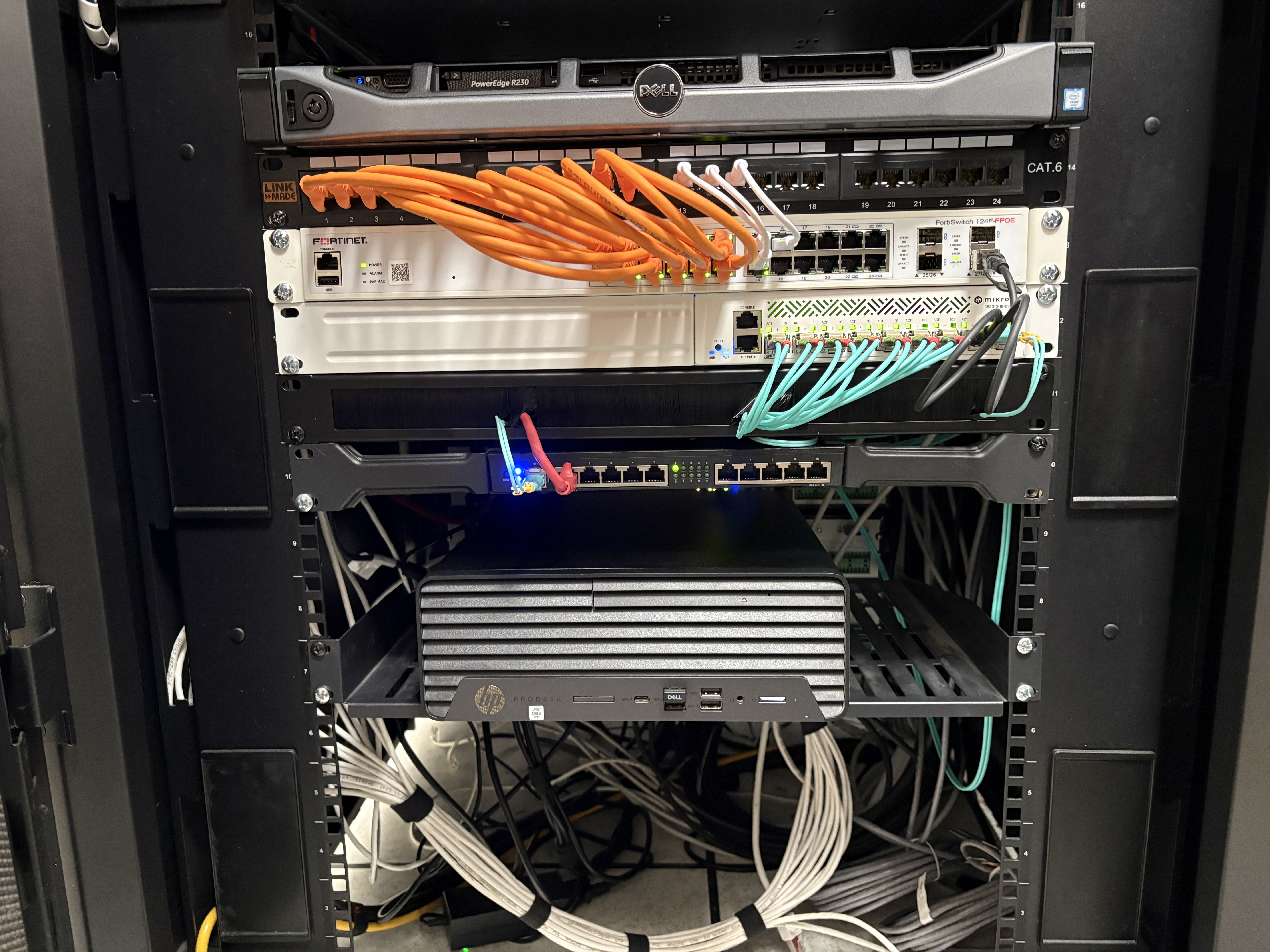 Redes empresariales segmentadas con VLAN para CCTV y control de acceso